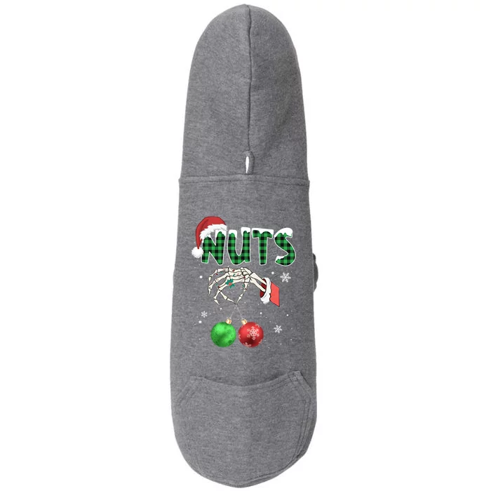 Nuts Chest Christmas Chestnuts Xmas Couple Matching Costume Cute Gift Doggie 3-End Fleece Hoodie