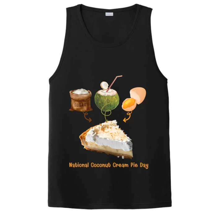 National Coconut Cream Pie Day 8th On May Coconut Milk Sugar Gift Performance Tank