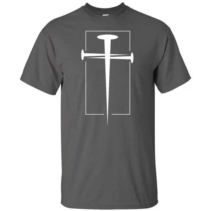 Nail Cross Christianity Tall T-Shirt