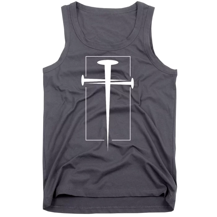 Nail Cross Christianity Tank Top