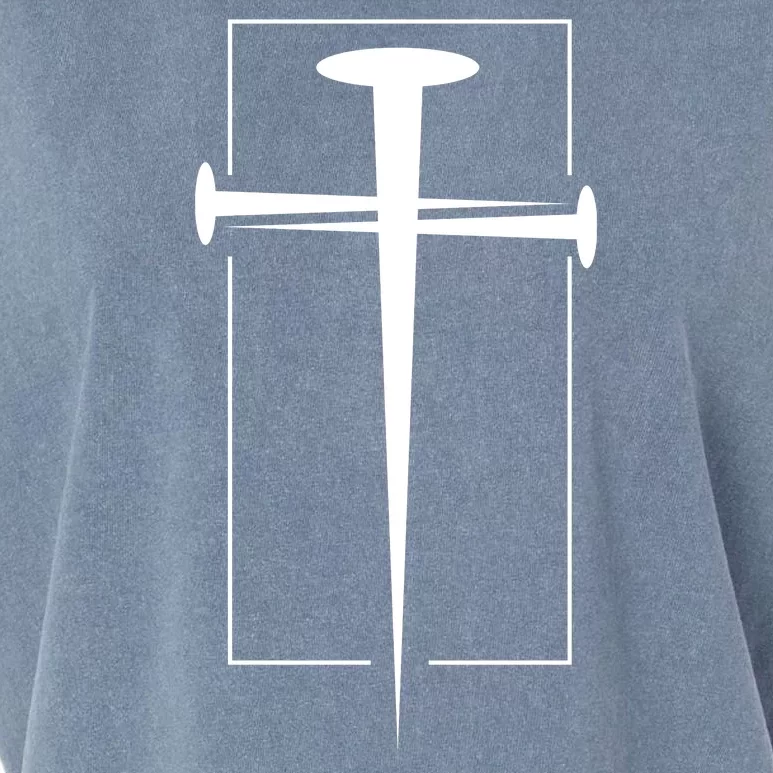 Nail Cross Christianity Garment-Dyed Women's Muscle Tee