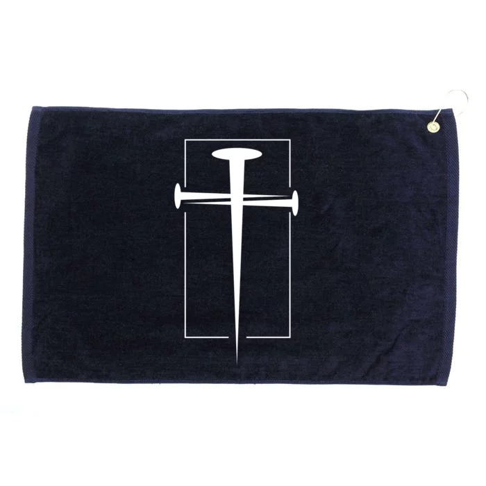 Nail Cross Christianity Grommeted Golf Towel