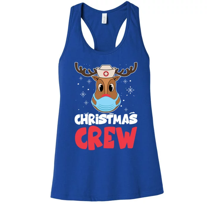 Nurse Christmas Crew Gift Women's Racerback Tank