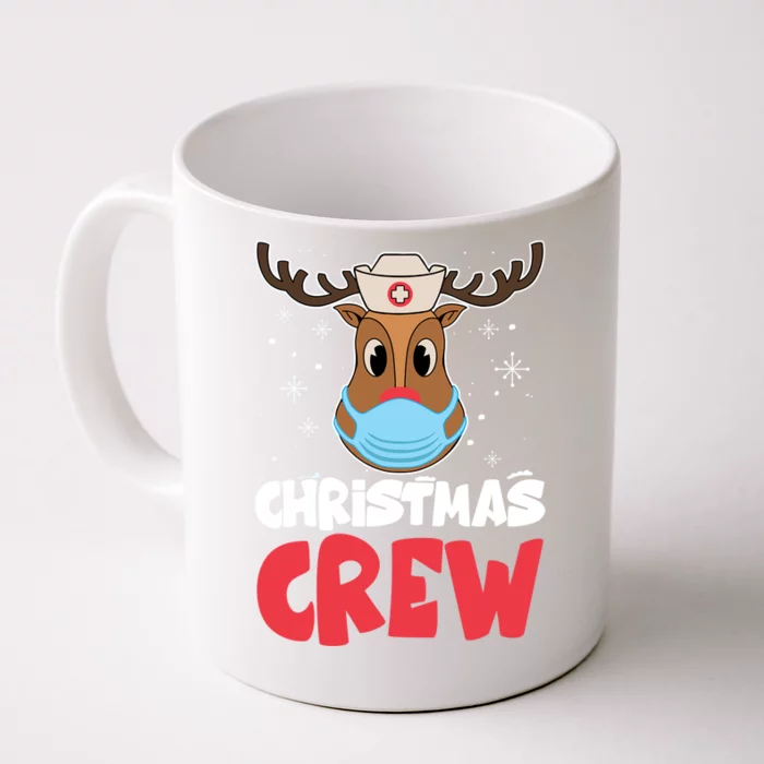 Nurse Christmas Crew Gift Front & Back Coffee Mug