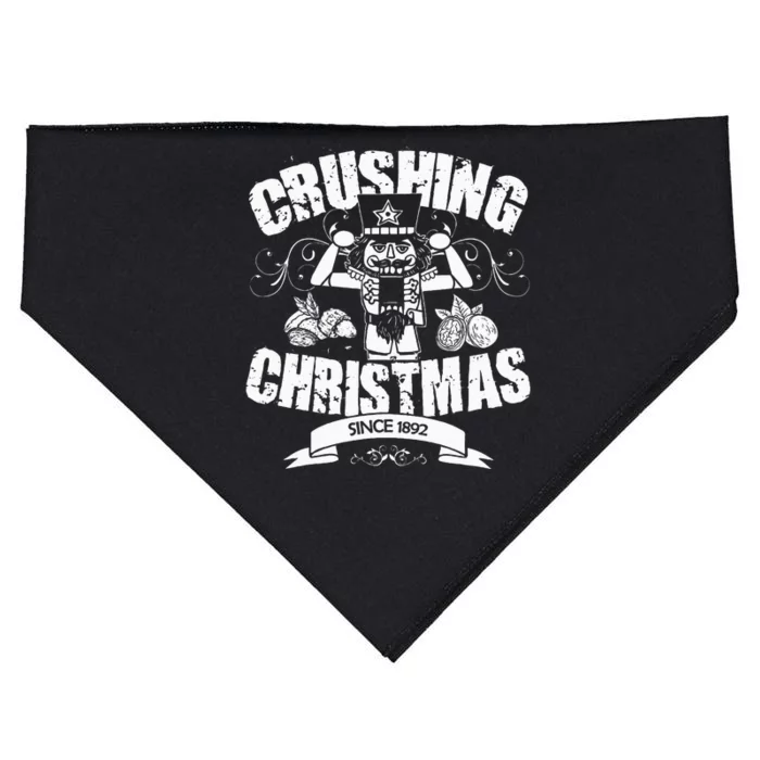 Nutcracker Crushing Christmas Gift Nut Cracker USA-Made Doggie Bandana