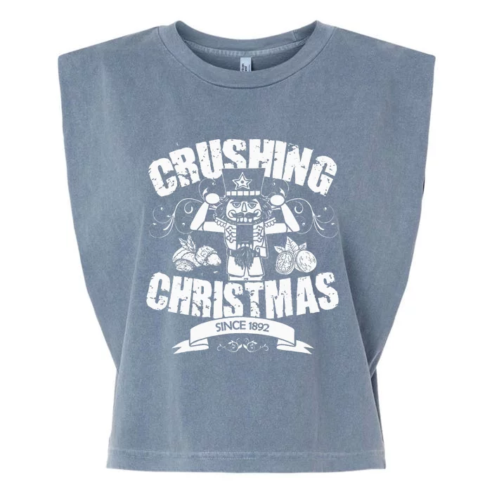 Nutcracker Crushing Christmas Gift Nut Cracker Garment-Dyed Women's Muscle Tee