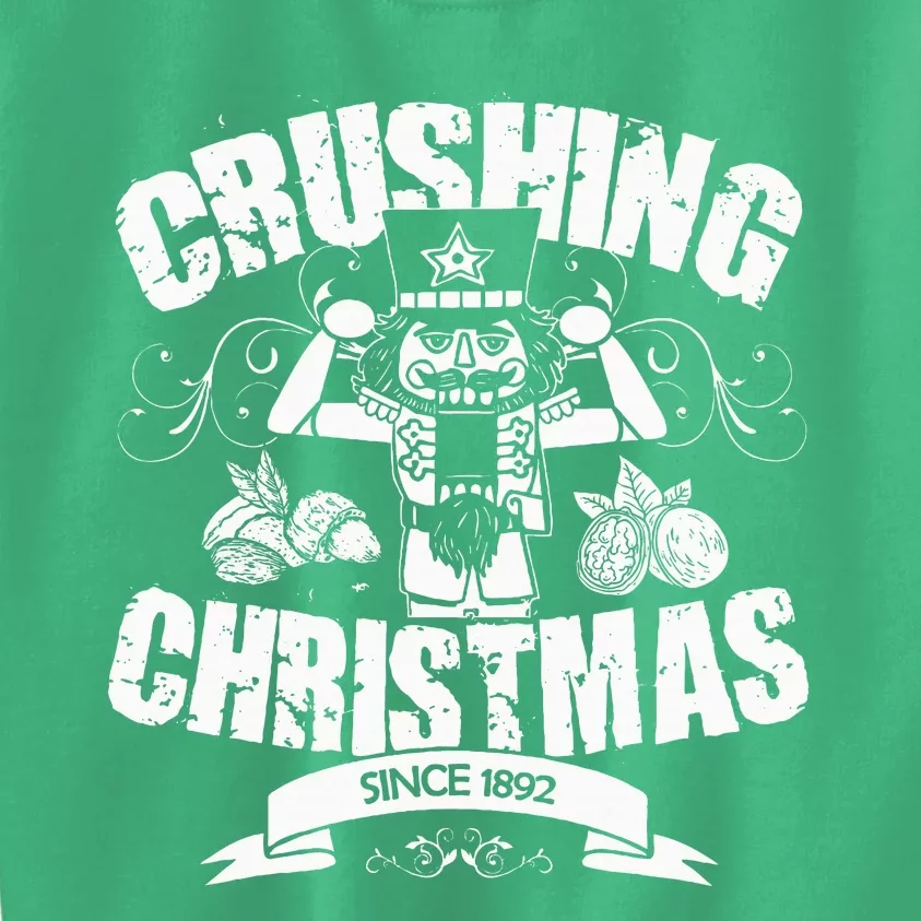 Nutcracker Crushing Christmas Gift Nut Cracker Kids Sweatshirt