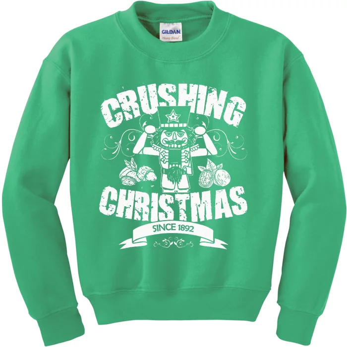 Nutcracker Crushing Christmas Gift Nut Cracker Kids Sweatshirt