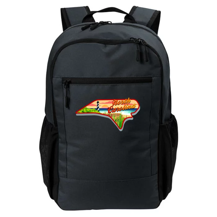 North Carolina Cartoon Illustration Daily Commute Backpack