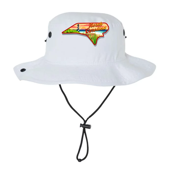 North Carolina Cartoon Illustration Legacy Cool Fit Booney Bucket Hat