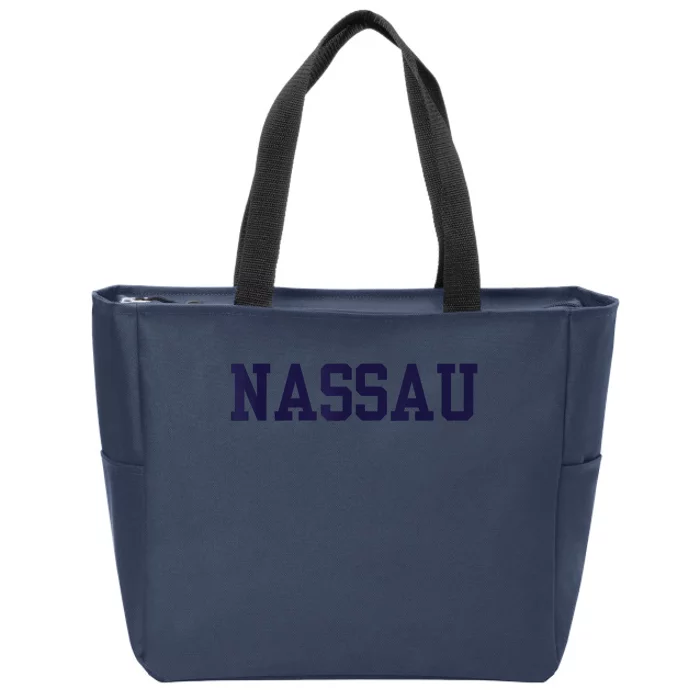 Nassau Community College Zip Tote Bag