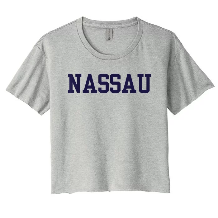 Nassau Community College Women's Crop Top Tee