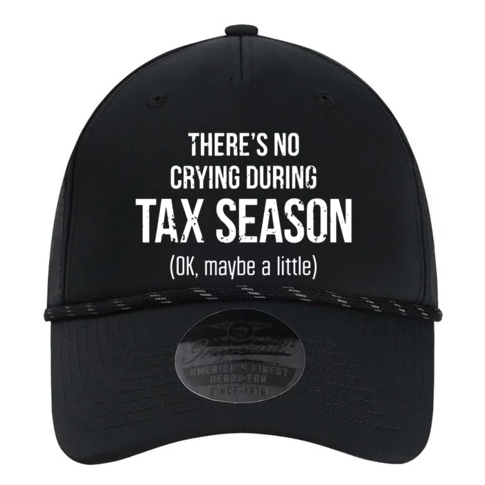 No Crying During Tax Season Funny CPA Accountant Gift Performance The Dyno Cap