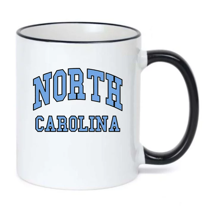 North Carolina Design State Of Nc Classic Black Color Changing Mug