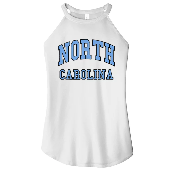 North Carolina Design State Of Nc Classic Women’s Perfect Tri Rocker Tank