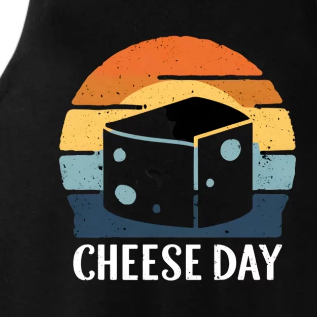 National Cheese Day Funny Cheese Lover Product Gift Ladies Tri-Blend Wicking Tank