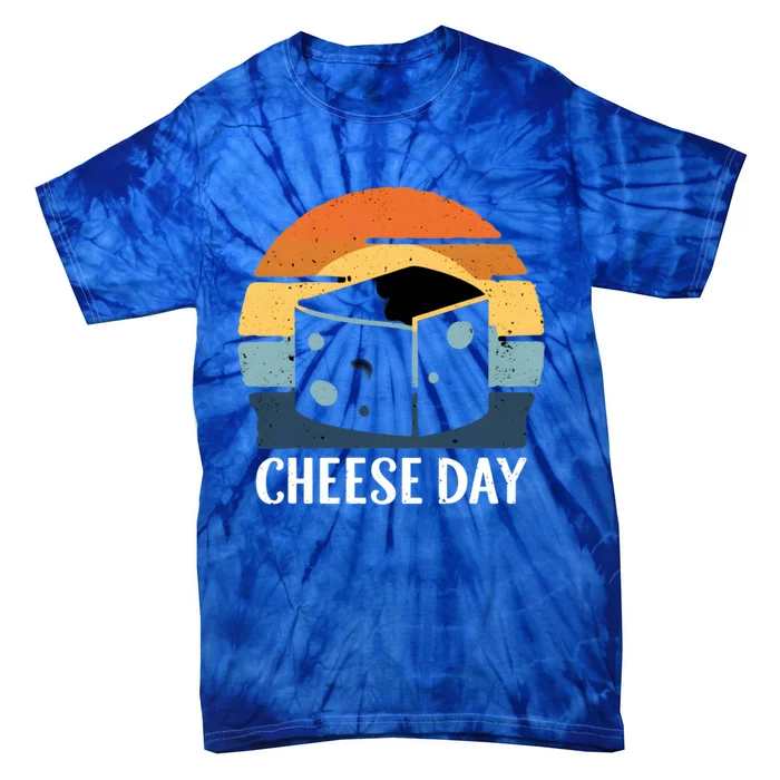 National Cheese Day Funny Cheese Lover Product Gift Tie-Dye T-Shirt