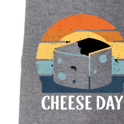 National Cheese Day Funny Cheese Lover Product Gift Doggie 3-End Fleece Hoodie