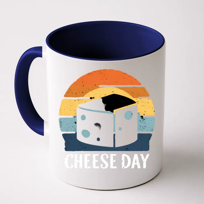 National Cheese Day Funny Cheese Lover Product Gift Front & Back Coffee Mug