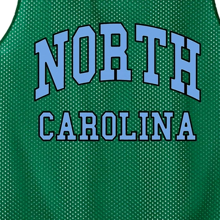 North Carolina Design State Of Nc Classic Mesh Reversible Basketball Jersey Tank