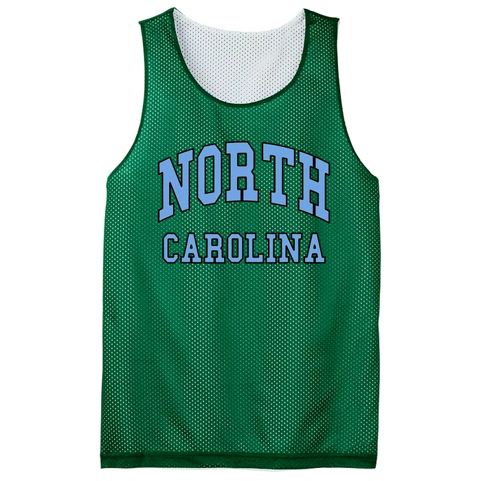 North Carolina Design State Of Nc Classic Mesh Reversible Basketball Jersey Tank