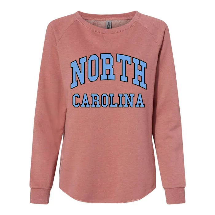 North Carolina Design State Of Nc Classic Womens California Wash Sweatshirt