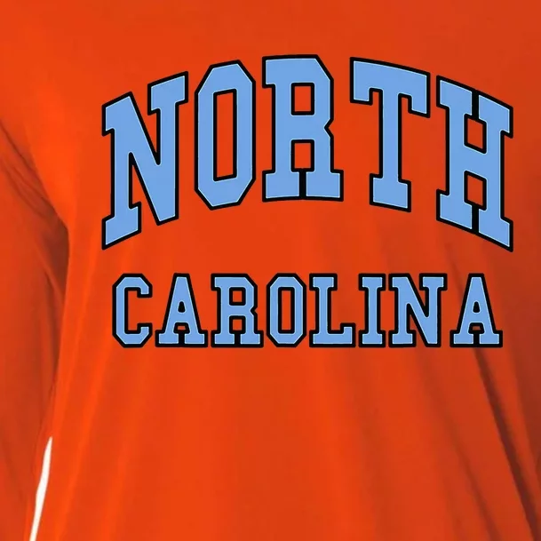 North Carolina Design State of NC Classic Cooling Performance Long Sleeve Crew