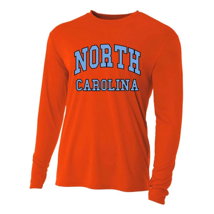 North Carolina Design State of NC Classic Cooling Performance Long Sleeve Crew