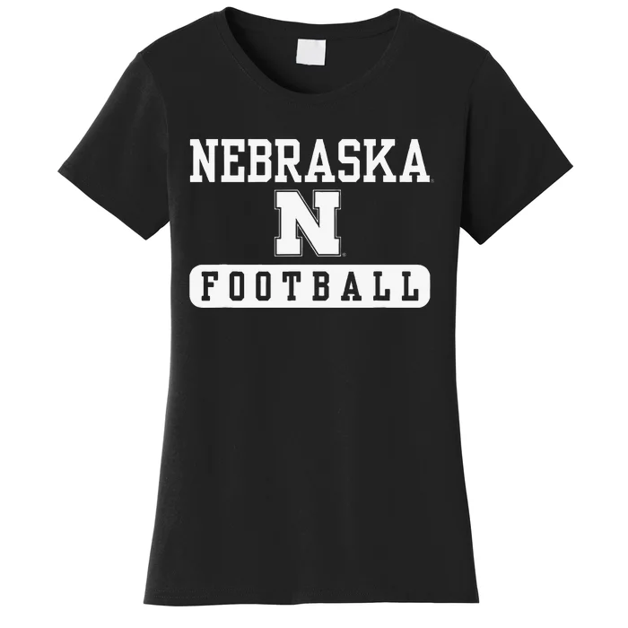 N.E.B.R.A.S.K.A Cornhuskers Football Red Officially L.I.C.E.N.S.E.D Women's T-Shirt