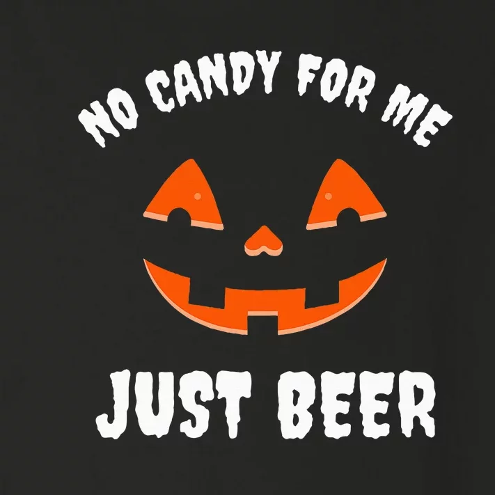 No Candy For Me Just Beer Funny Halloween Toddler Long Sleeve Shirt