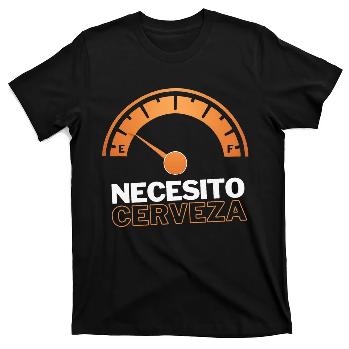 Necesito Cerveza Funny Spanish Beer Lover T-Shirt