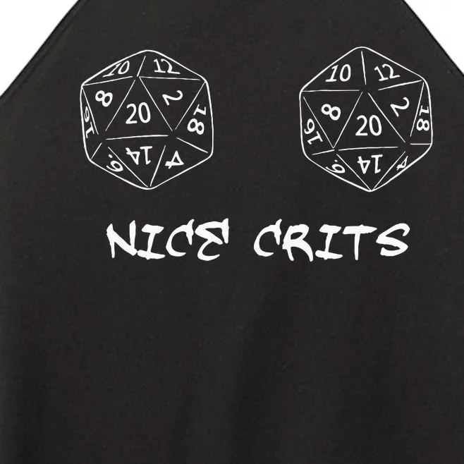 Nice Crits Funny Design Women’s Perfect Tri Rocker Tank