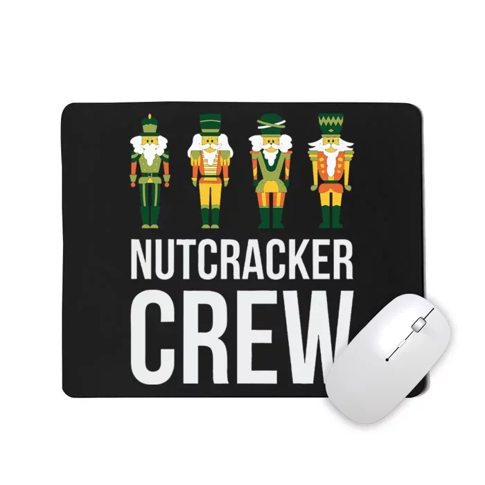 Nutcracker Crew Family Matching Xmas Santa Mousepad