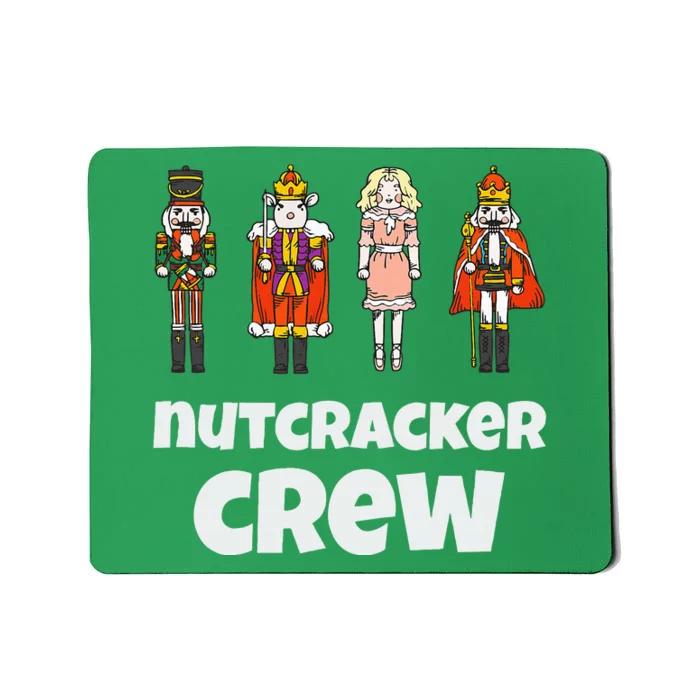 Nutcracker Crew Family Matching Xmas Mousepad