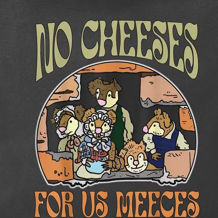 No Cheese For Us Meeces Zip Tote Bag