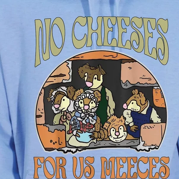 No Cheese For Us Meeces Unisex Surf Hoodie