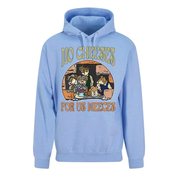 No Cheese For Us Meeces Unisex Surf Hoodie