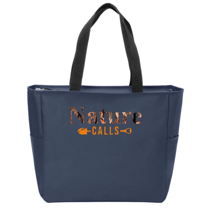 Nature Calls Fall Zip Tote Bag