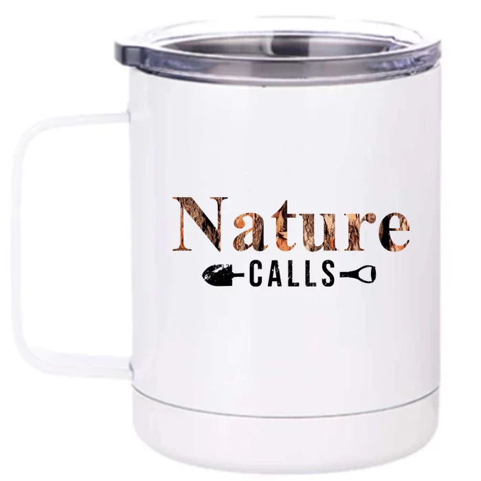 Nature Calls Fall Front & Back 12oz Stainless Steel Tumbler Cup