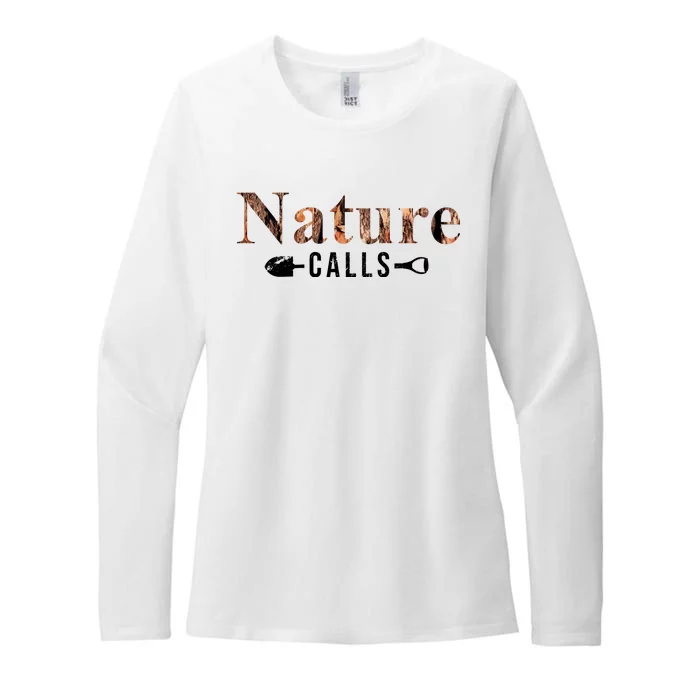 Nature Calls Fall Womens CVC Long Sleeve Shirt