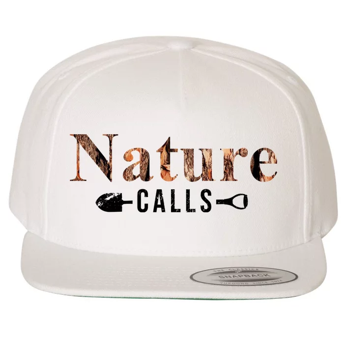 Nature Calls Fall Wool Snapback Cap