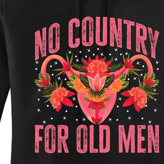 No Country For Old Men Hysterectomy Recovery Uterus Women's Pullover Hoodie