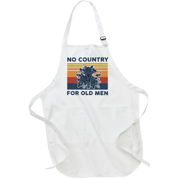 No Country For Old Men Uterus Feminist Women Rights Vintage Full-Length Apron With Pocket