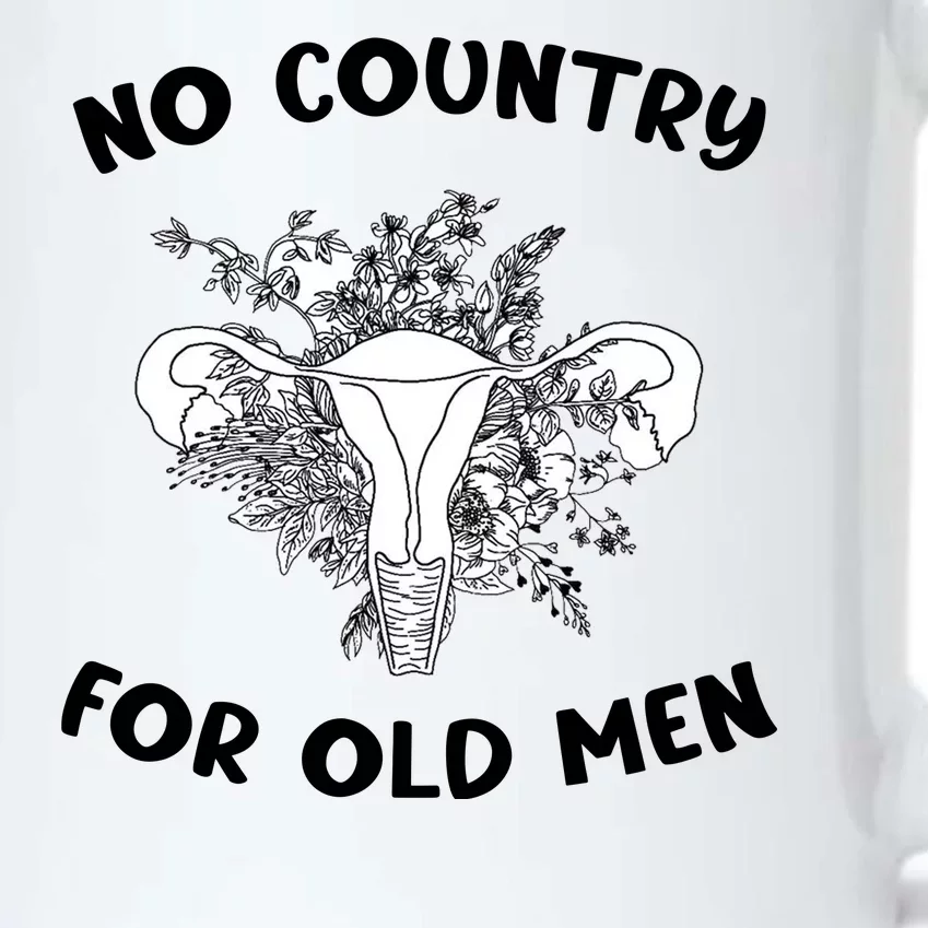 No Country For Old Men Uterus Feminist Women Rights Black Color Changing Mug