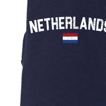 Netherlands Country Flag Logo Doggie 3-End Fleece Hoodie