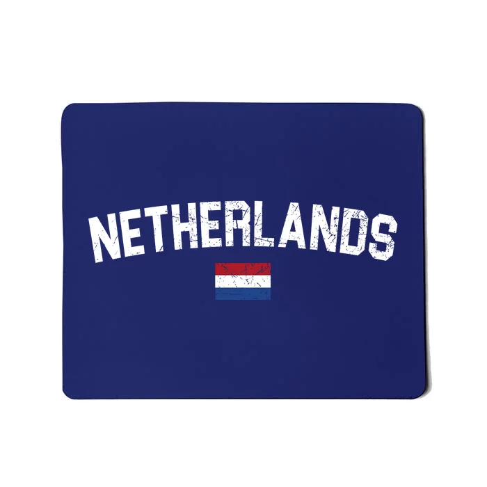 Netherlands Country Flag Logo Mousepad