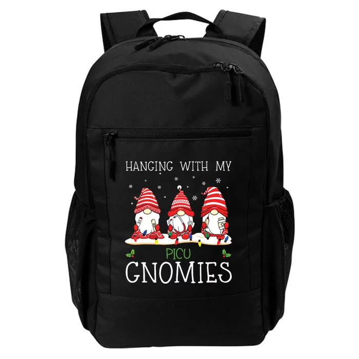 Nurse Christmas Gnome Cool Picu Nurse Christmas Lights Daily Commute Backpack