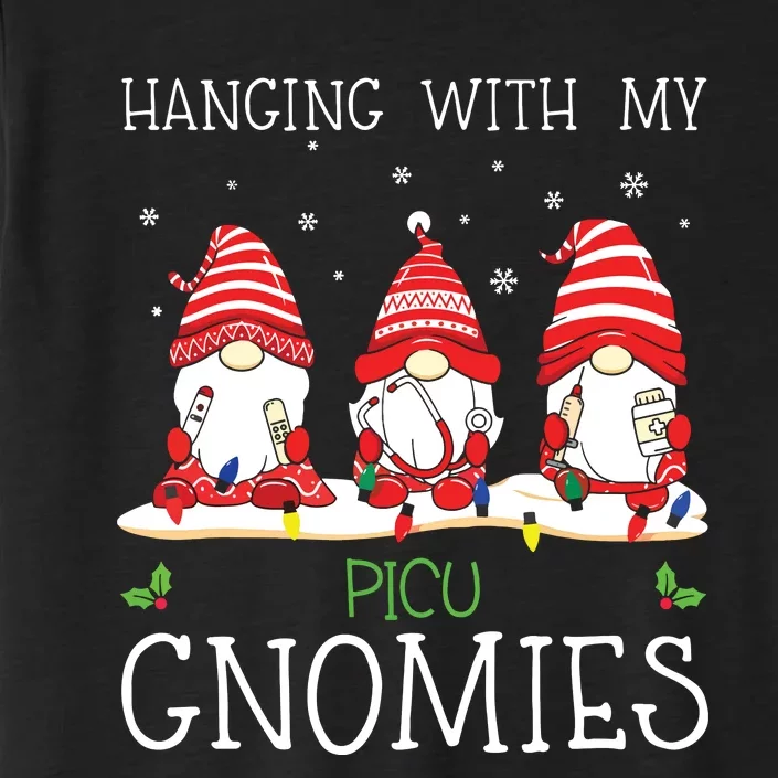 Nurse Christmas Gnome Cool Picu Nurse Christmas Lights ChromaSoft Performance T-Shirt