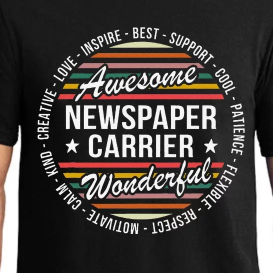 Newspaper Carrier Gifts Appreciation Inspire Pajama Set