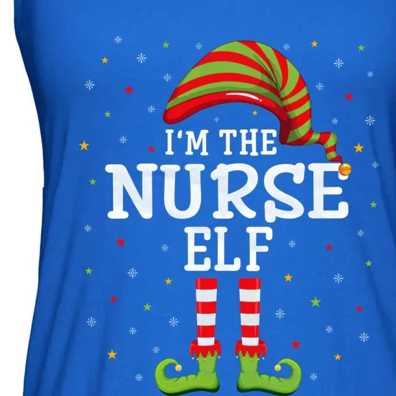 Nurse Christmas Group Matching Funny Im The Nurse Funny Gift Ladies Essential Flowy Tank